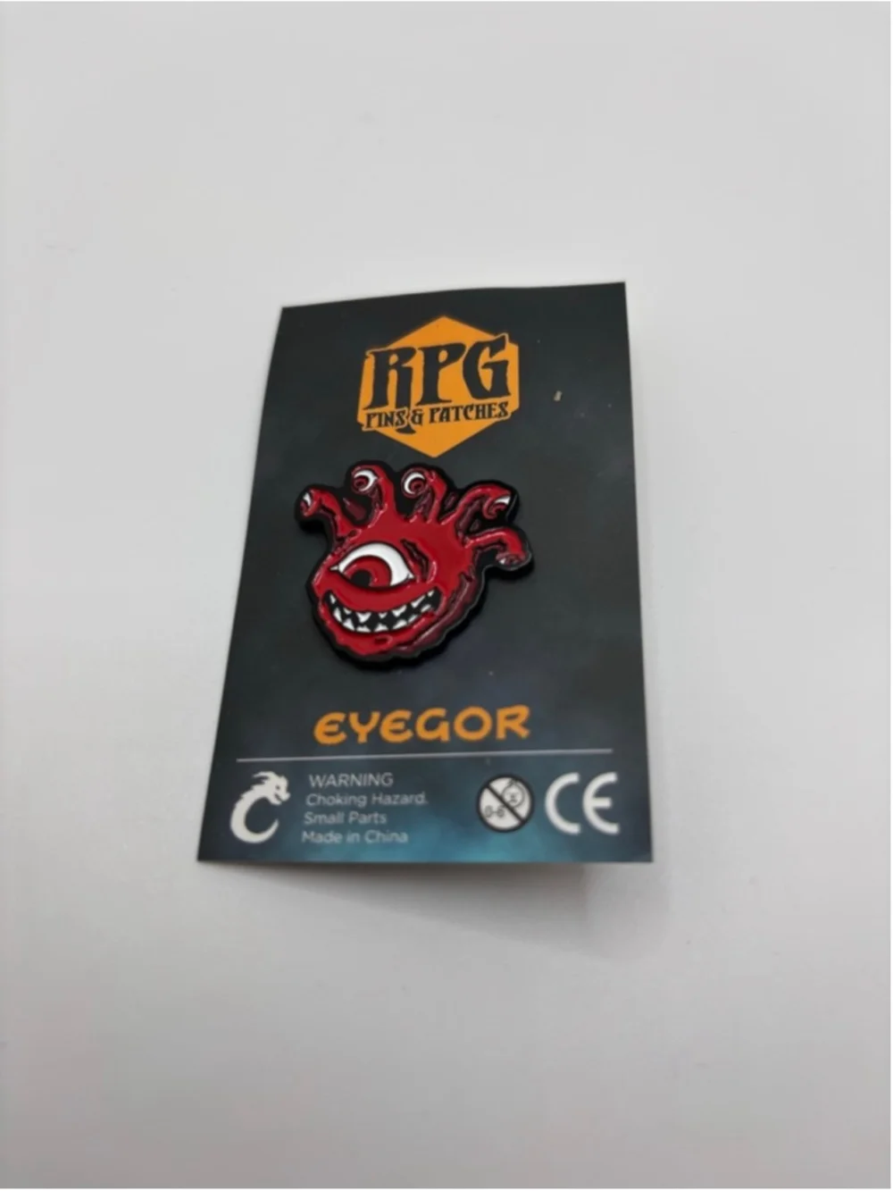 RPG Pins & Patches Eyegor Red